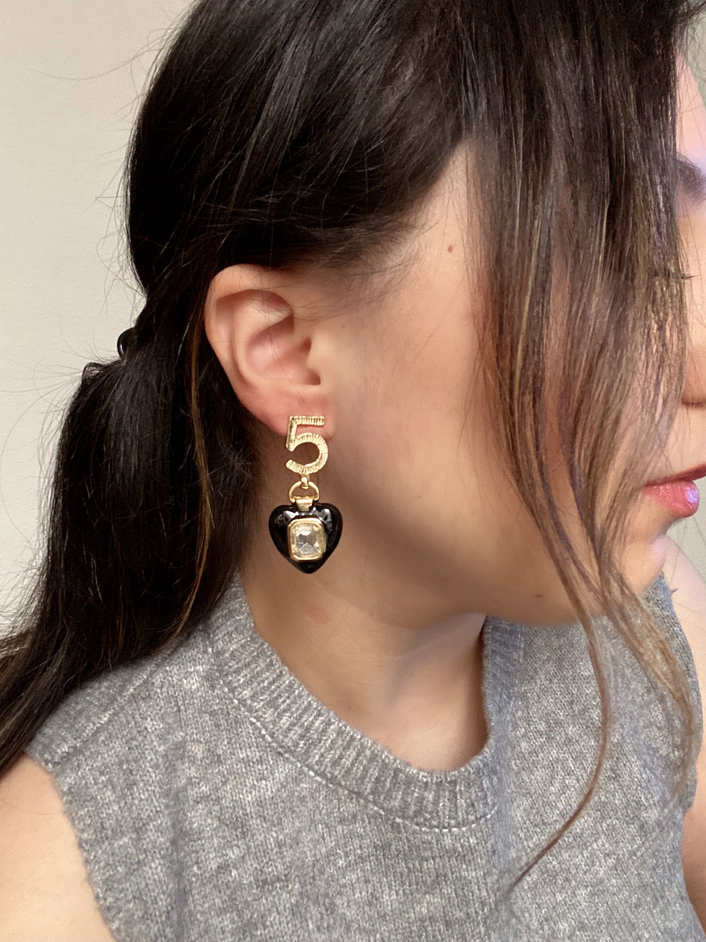 The Number 5 Earrings
